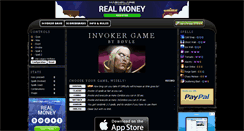 Desktop Screenshot of invokergame.com